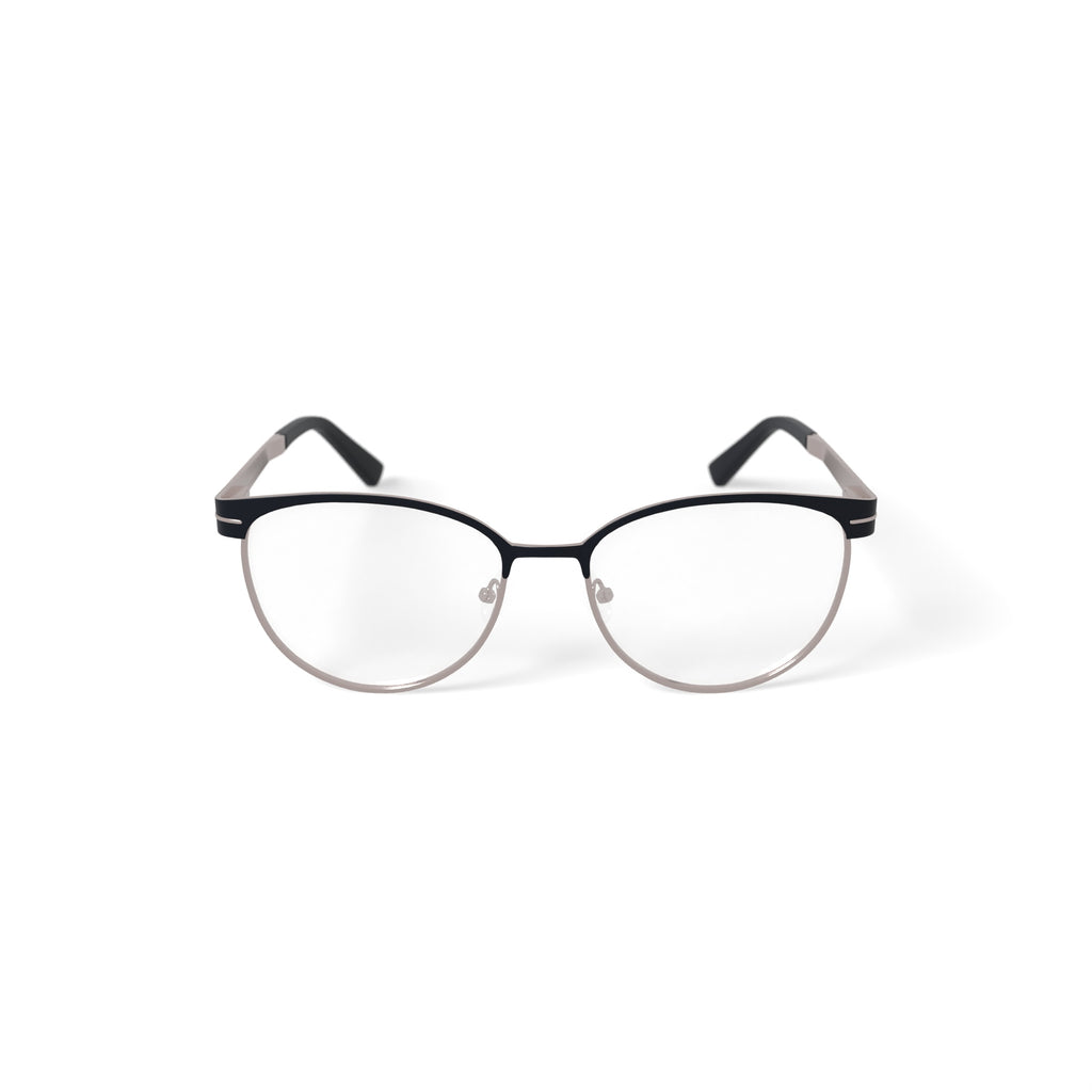 Women's OSL736 Prescription Eyeglasses with Case, Black/Gold