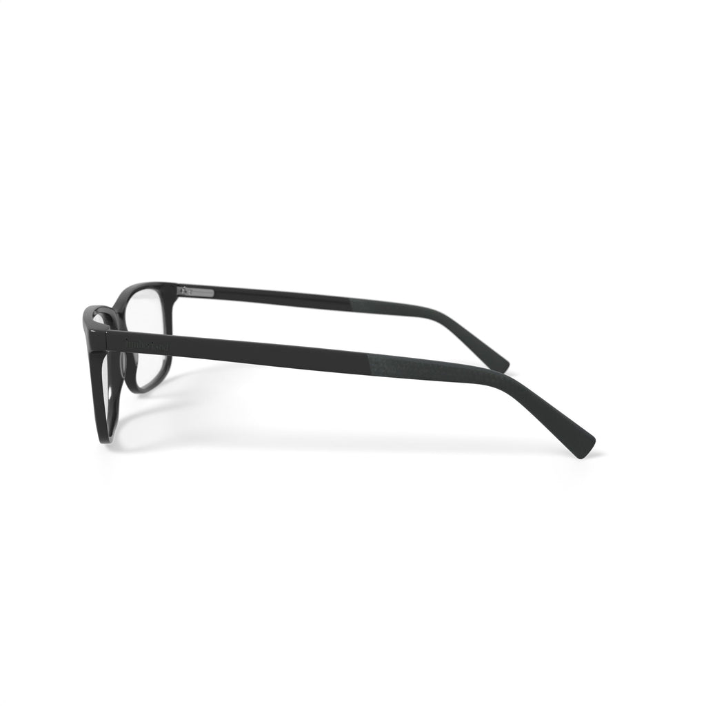 Timberland Men's TB1808-1 Square Prescription Eyeglasses with Case, Black