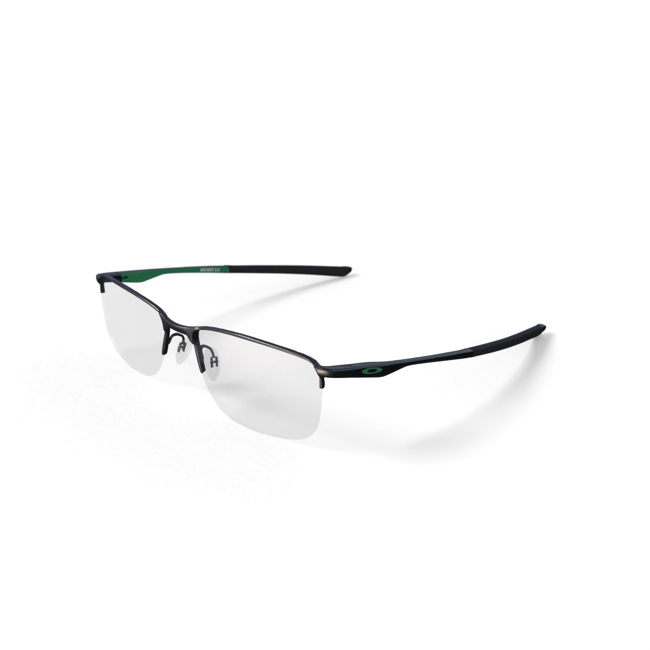 Oakley Unisex Rectangular Socket 5.5 l Eyeglasses, Satin Pewter, 56mm