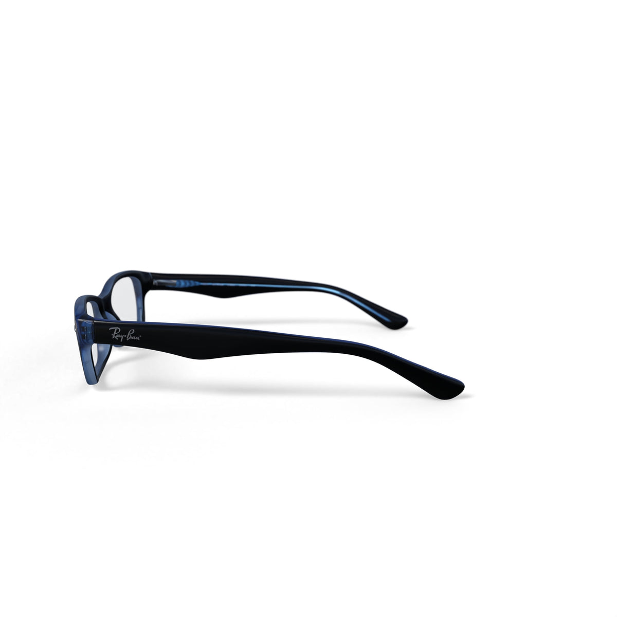  Youth Size 48 0RY1530 Prescription Eyeglasses with Case, Blue on Blue Fluo/Demo Lens