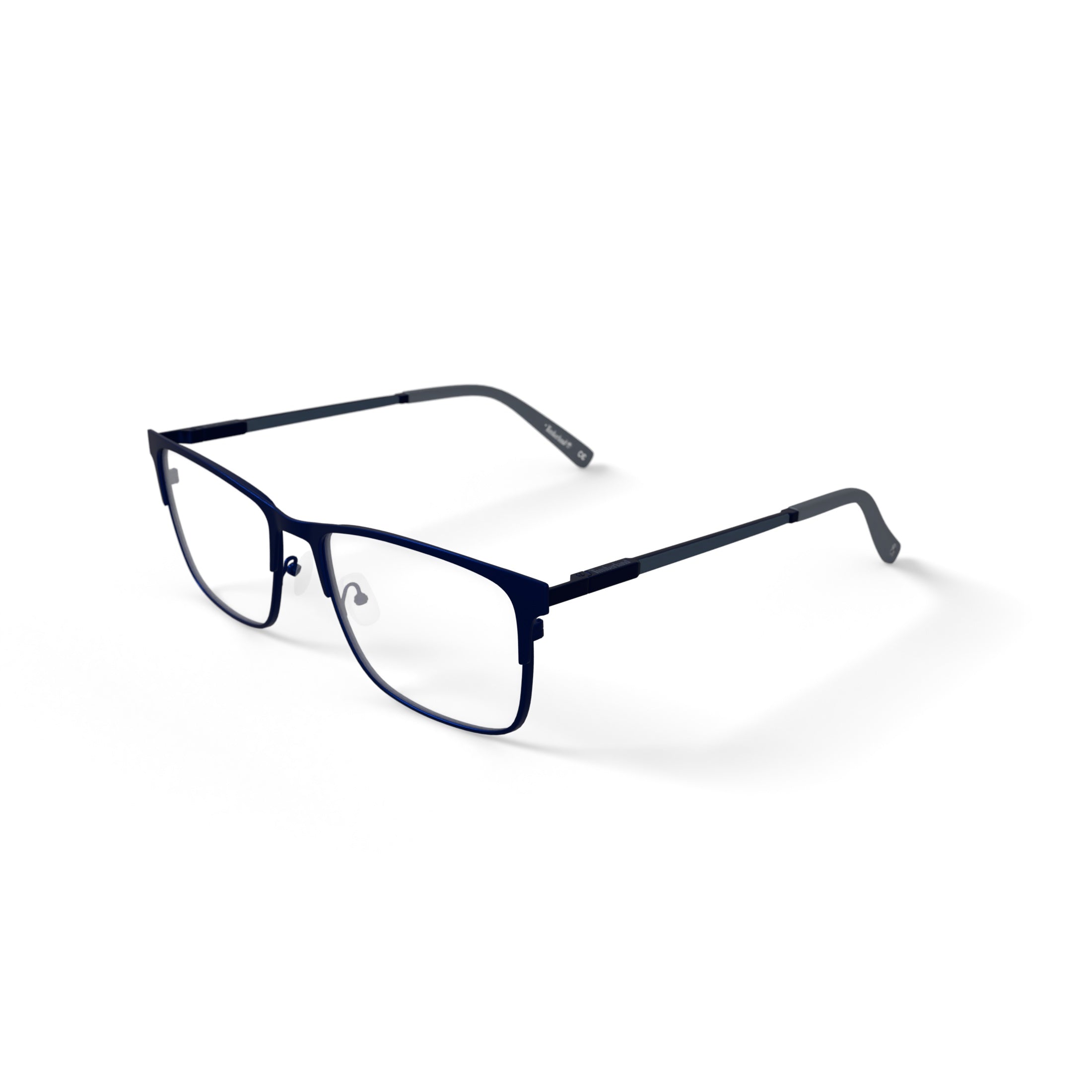 Timberland Men's TB1810-1 Square Prescription Eyeglasses with Case, Blue