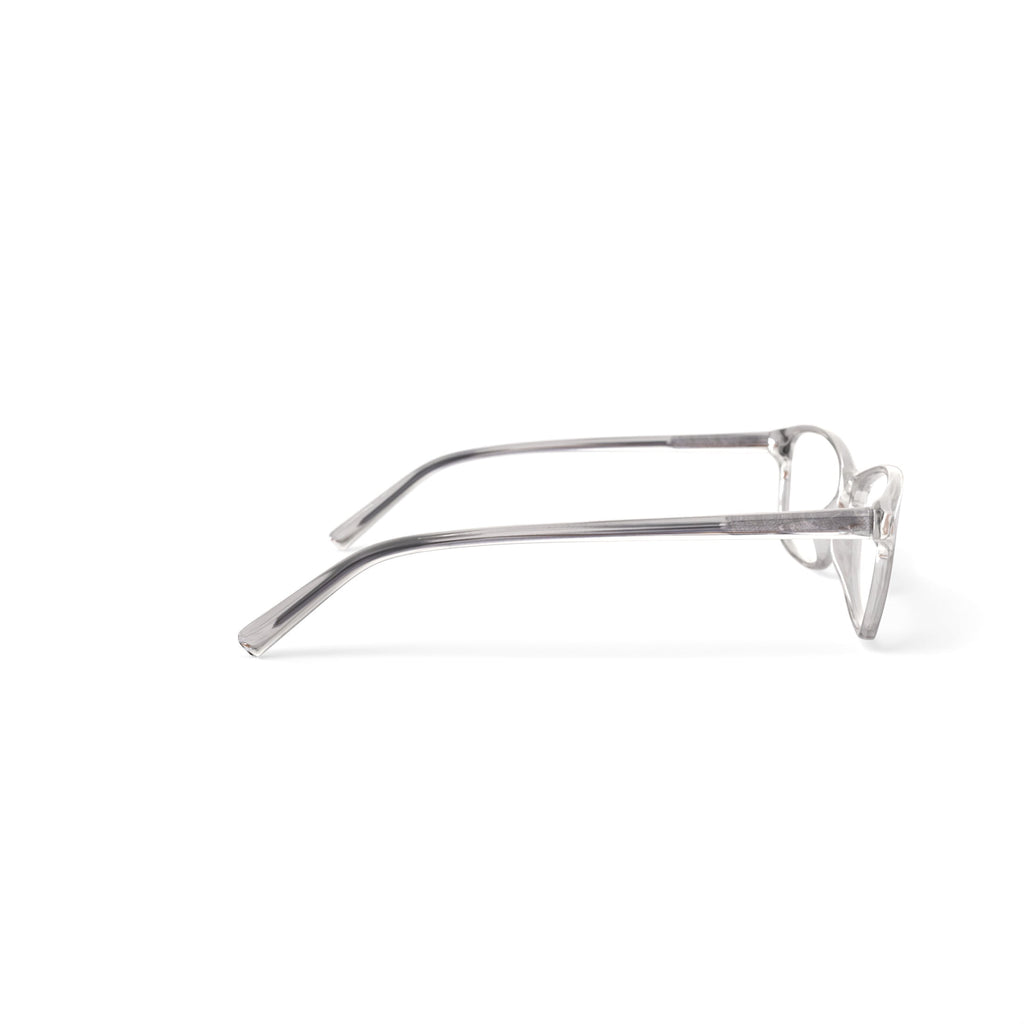Women's BE226 Hibiscus Cat Eye Prescription Eyeglasses with Case, Crystal