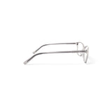 Women's BE226 Hibiscus Cat Eye Prescription Eyeglasses with Case, Crystal