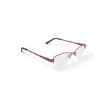 Visage Womens E203 Rectangular Prescription Eyeglasses with Case, Purple