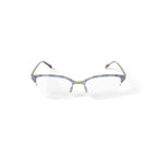 Keo Womens Kaydi Cat Eye Prescription Eyeglasses with Case, Gold-Tone Blue Tortoise
