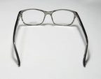 NEW VERA WANG LUXE JACQUETTE WOMENS/LADIES RECTANGULAR FULL-RIM HORN FRAME DEMO LENSES 52-16-135 SPRING HINGES EYEGLASSES/EYEWEAR