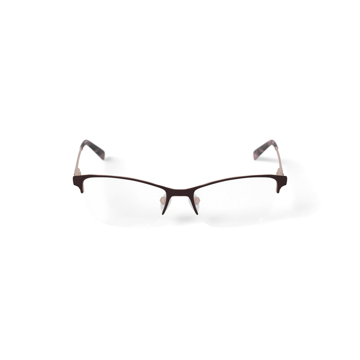 Kenneth Cole Women's KC0843-1 Browline Prescription Eyeglasses with Case, Pink