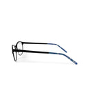 Women's HC45 Square Prescription Eyeglasses with Case, Blue