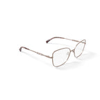 Women's MC012 Tori Cat Eye Prescription Eyeglasses with Case, Rose Gold