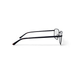 Men's Albert Rectangular Prescription Eyeglasses with Case, Gunmetal