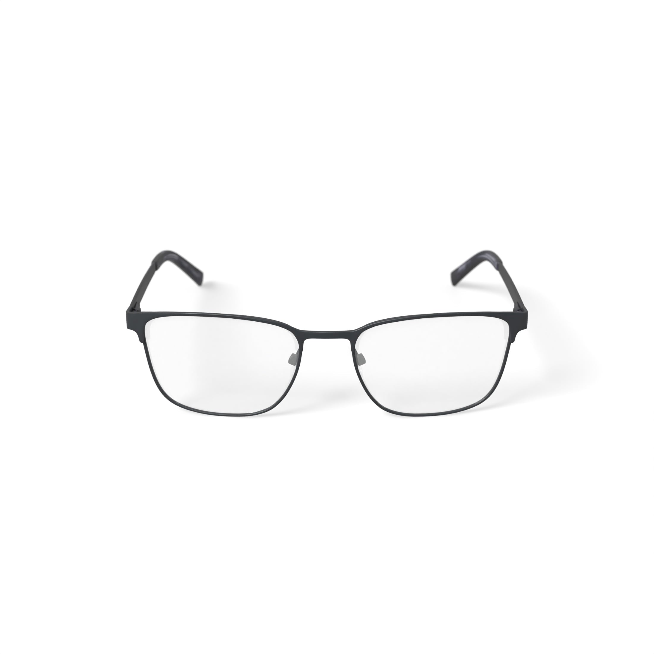Men's MV010 Patrick Square Prescription Eyeglasses with Case, Black