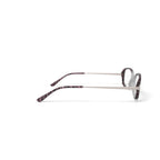 Women's SL1543 Rectangular Prescription Eyeglasses with Case, Crystal Purple