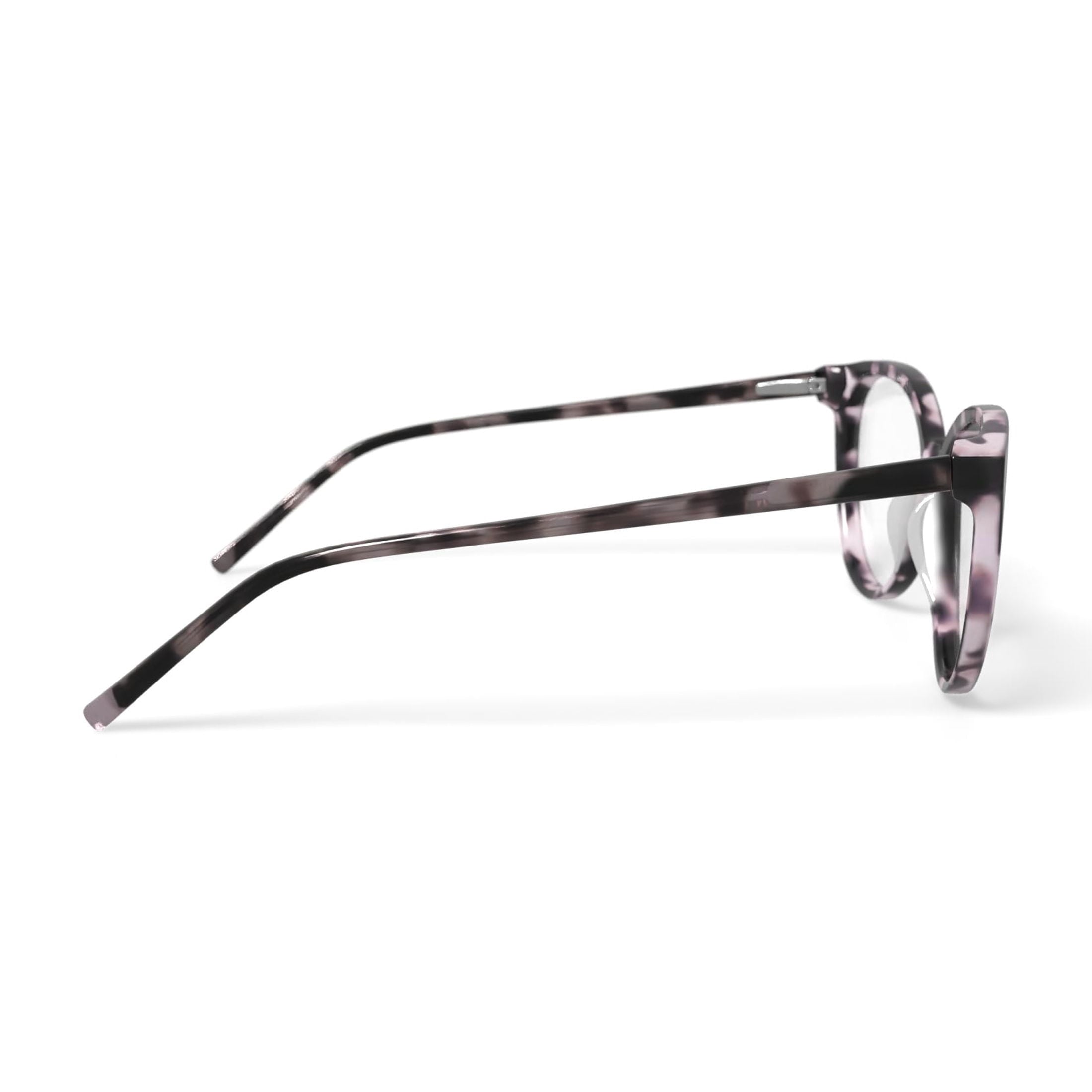 Women's DK5003 Prescription Eyeglasses with Case, Blush Pink Tortoise