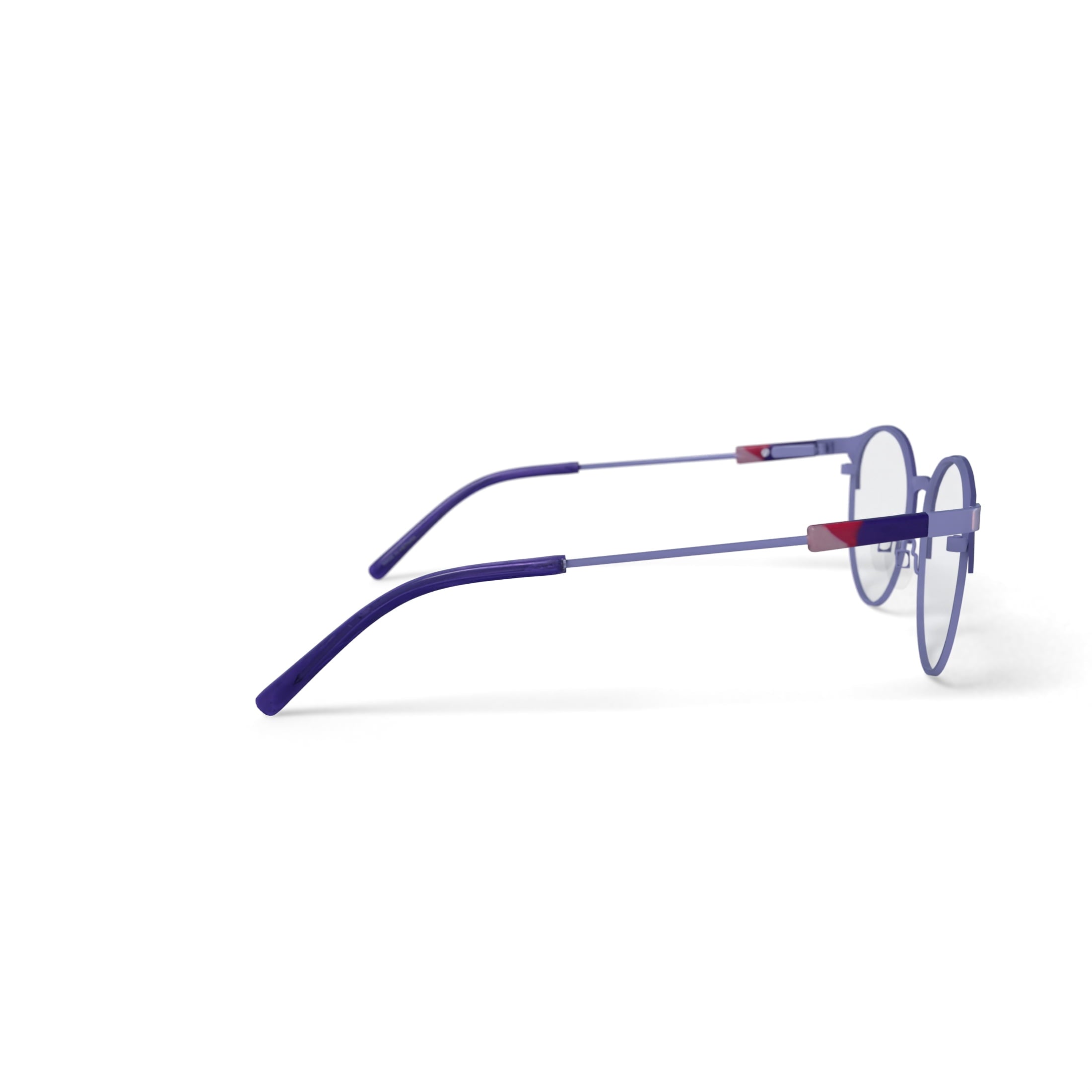 Women's Azariah Round Prescription Eyeglasses with Case, Purple