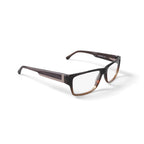 American Classics Mens Joplin Square Prescription Eyeglasses with Case, Brown
