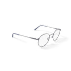 Men's MK10410 Round Prescription Eyeglasses with Case, Silver