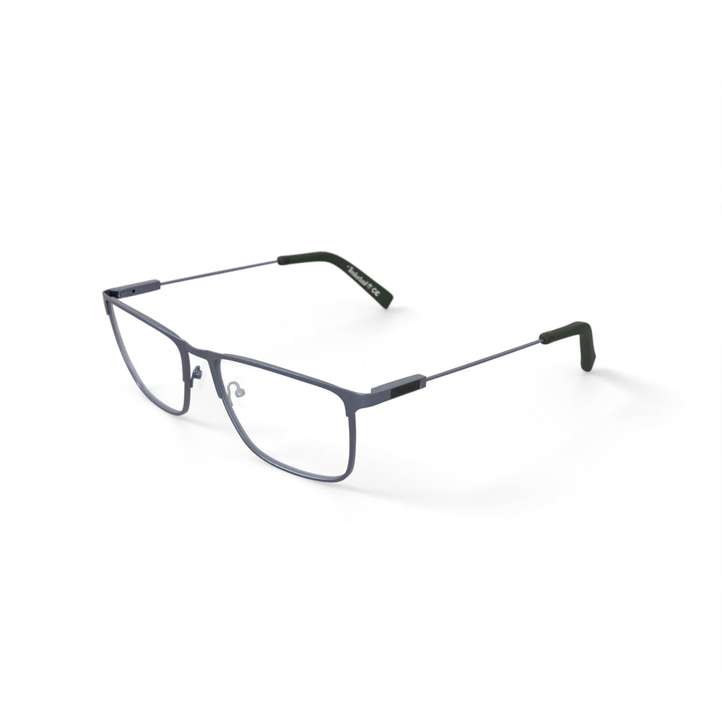Timberland Men's TB1812-1 Square Prescription Eyeglasses with Case, Gunmetal
