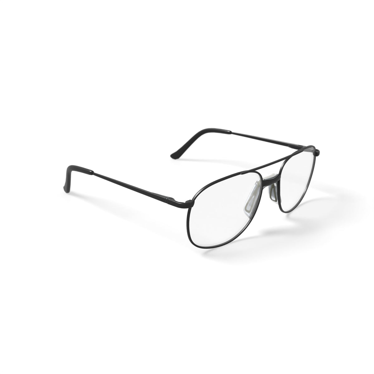 Via Milano Men's Kyle Square Prescription Eyeglasses with Case, Gunmetal
