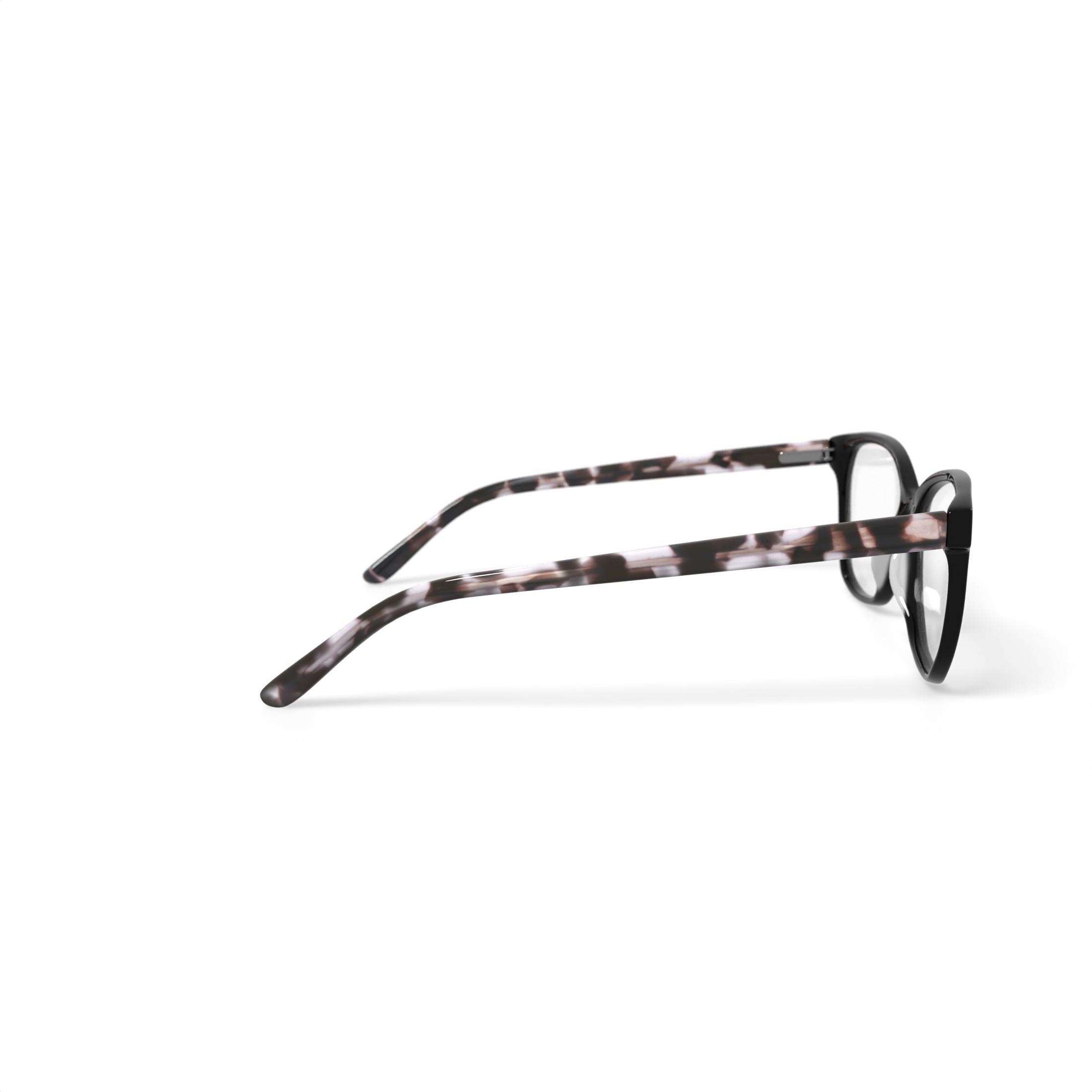 Elizabeth Arden Women's EA1203 Square Prescription Eyeglasses with Case, Black