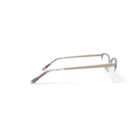 Keo Womens Kaydi Cat Eye Prescription Eyeglasses with Case, Gold-Tone Blue Tortoise