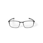 Men's MC001 James Square Prescription Eyeglasses with Case, Matte Black