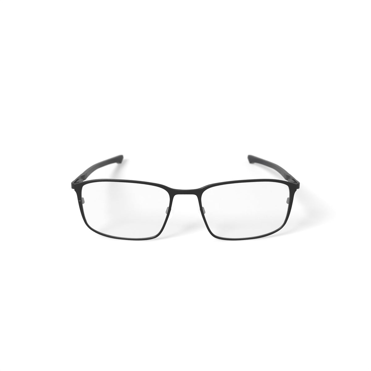 Men's MC001 James Square Prescription Eyeglasses with Case, Matte Black