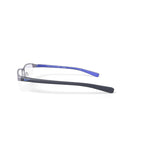 Men's 8098G Prescription Eyeglasses with Case, Gunmetal
