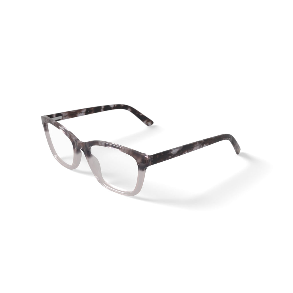 Women's HC207 Cat Eye Prescription Eyeglasses with Case, Brown Tortoise Gradient