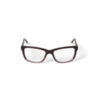 Flower Women's Square Eyeglasses, FLR6005, Lauren, Brown, 52-16-135, with Case