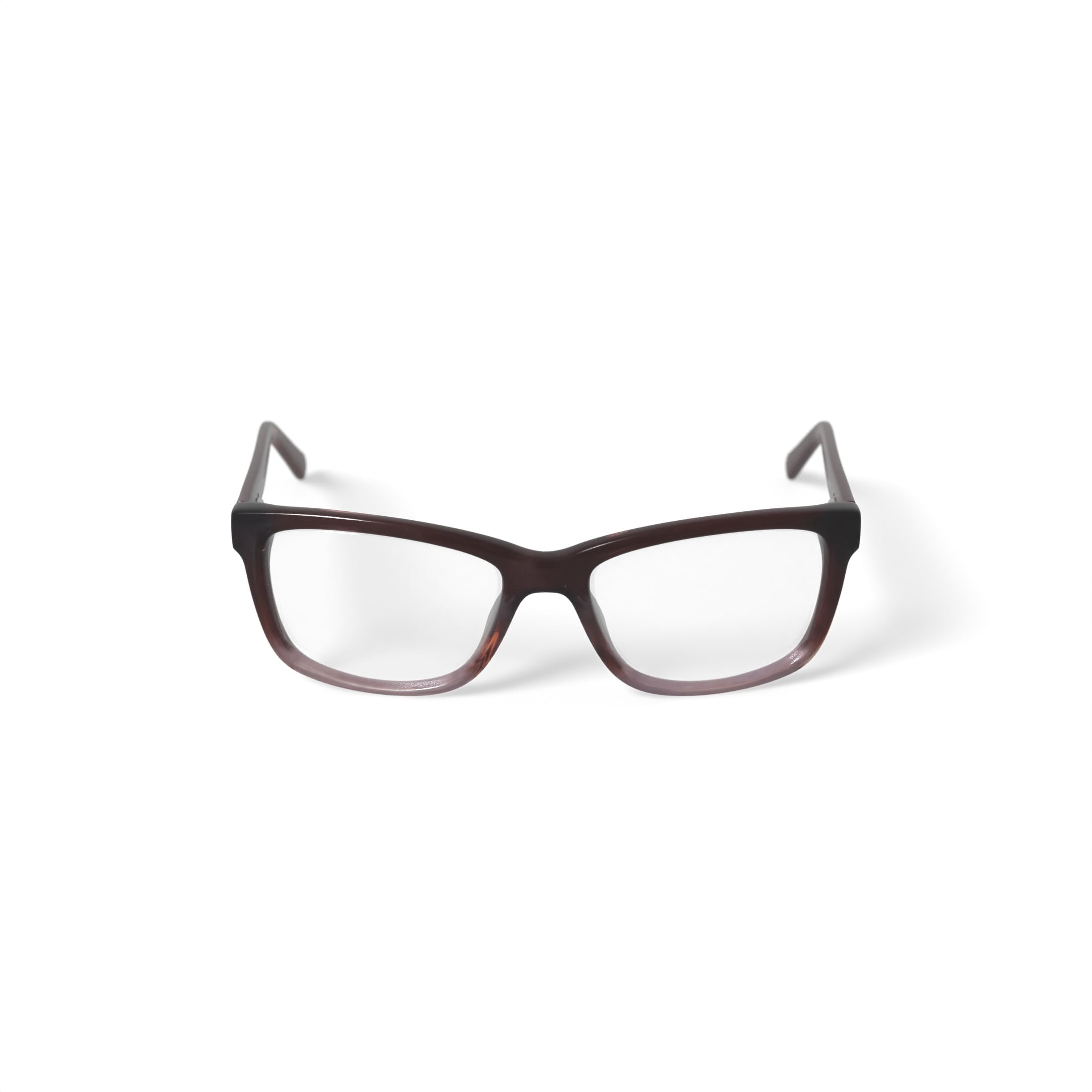 Flower Women's Square Eyeglasses, FLR6005, Lauren, Brown, 52-16-135, with Case