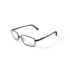 EasyTwist TurboFlex Men's ET875 Rectangular Prescription Eyeglasses with Case, Gray