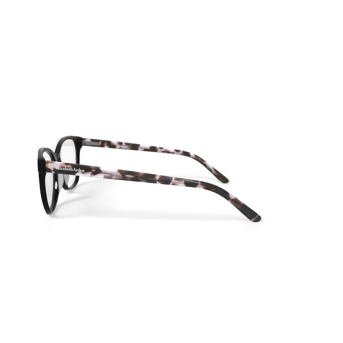 Elizabeth Arden Women's EA1203 Square Prescription Eyeglasses with Case, Black