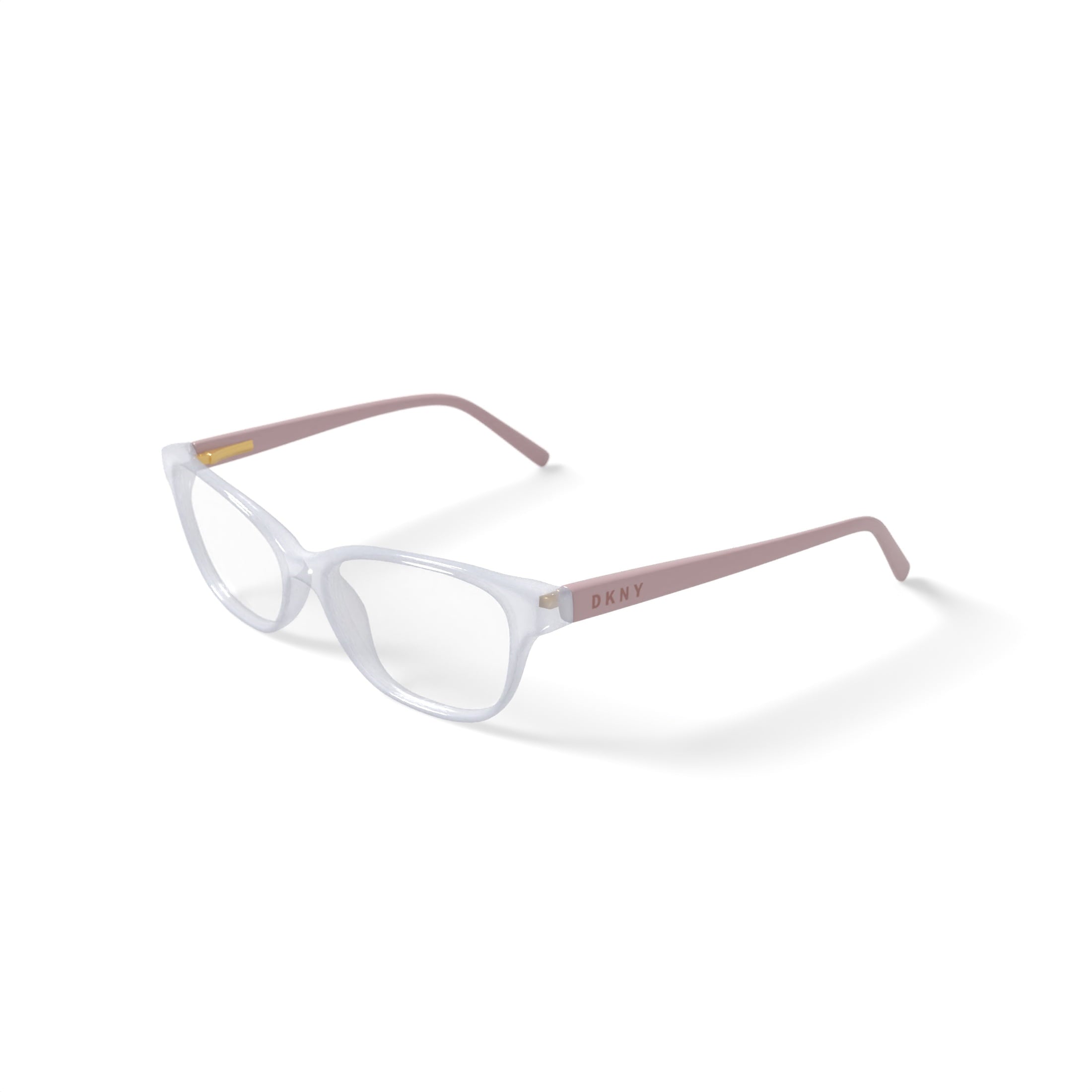 Women's DK5011 Prescription Eyeglasses with Case, Nude