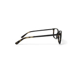 M America Men's Brighton Square Prescription Eyeglasses with Case, Brown Tortoise