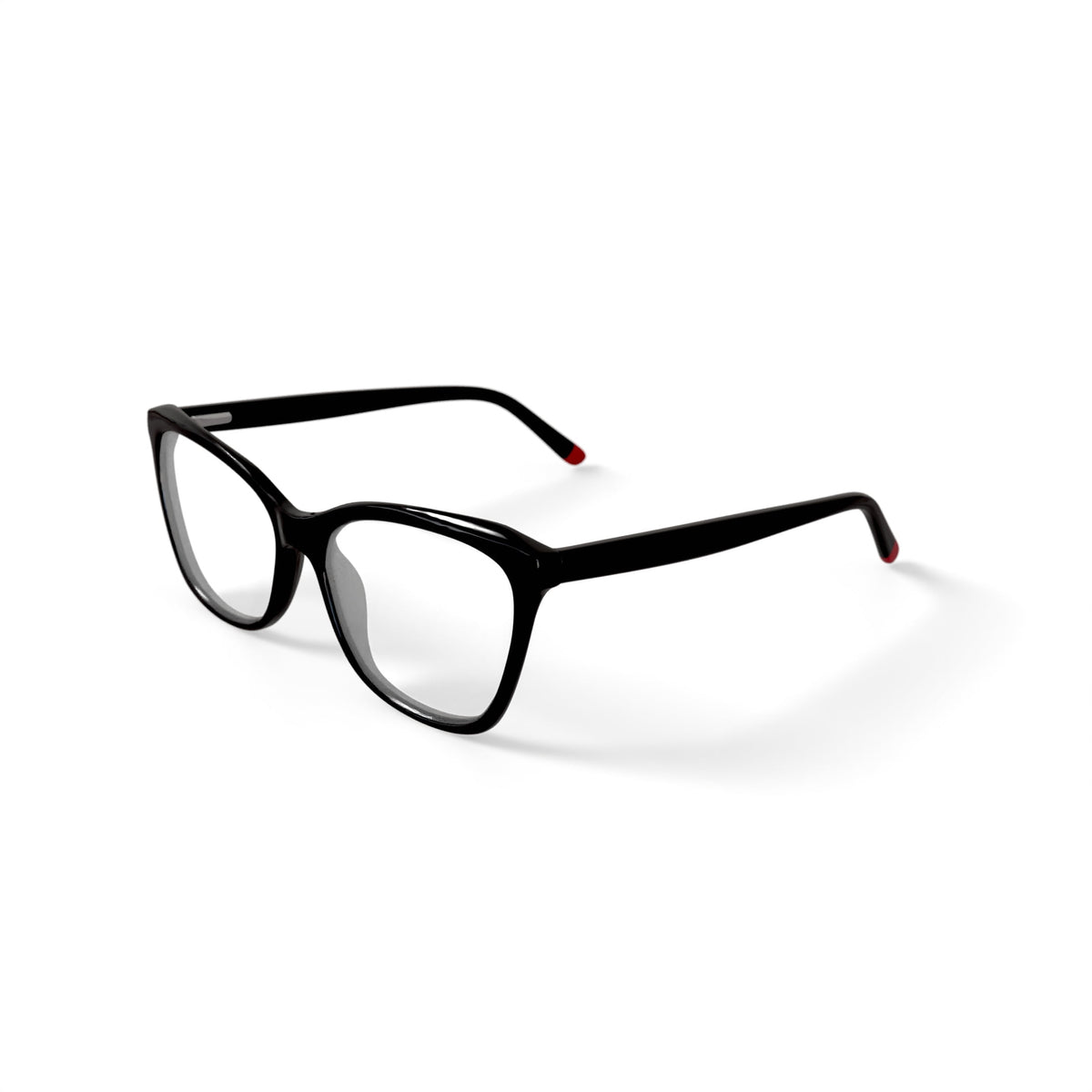 Women's MV021 Karen Cat Eye Prescription Eyeglasses with Case, Black