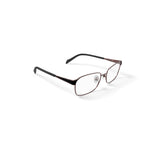 Women's Victoria Rectangular Prescription Eyeglasses with Case, Bronze/Tort