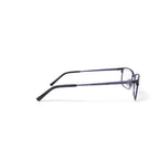 TiFlex Men's T1717 Browline Prescription Eyeglasses with Case, Matte Black