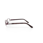 Women's WLO416 Rectangular Prescription Eyeglasses with Case, Plum
