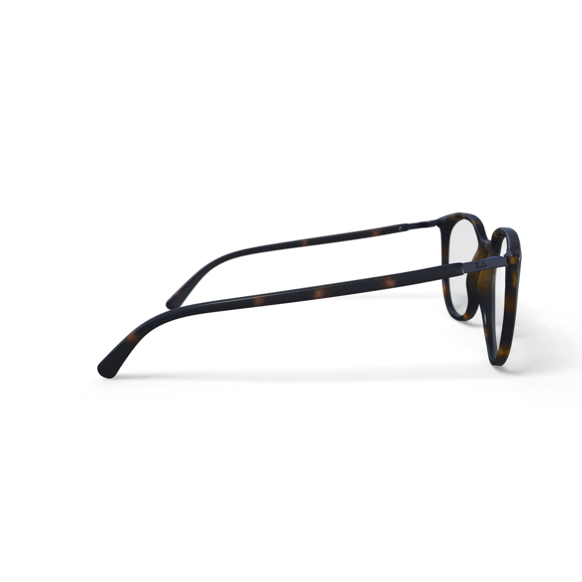  Women's Size 53 Square RB7190 Optics Prescription Eyeglasses with Case, Havana