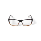 American Classics Mens Joplin Square Prescription Eyeglasses with Case, Brown