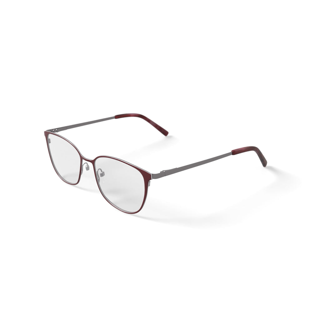 Flower Women's FLR6027 Prescription Eyeglasses with Case, Red