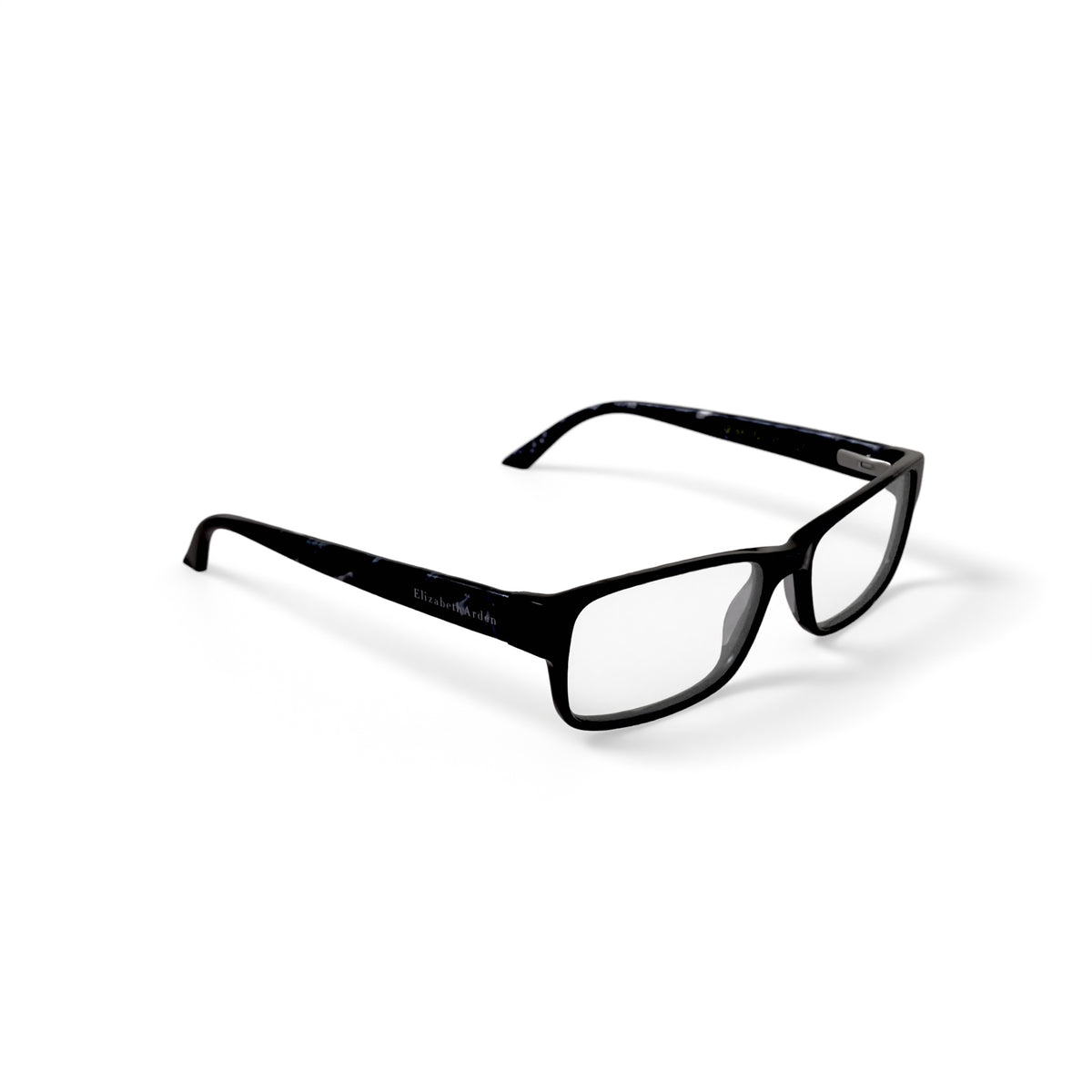 Elizabeth Arden Women's EA1122 Rectangular Prescription Eyeglasses with Case, Black