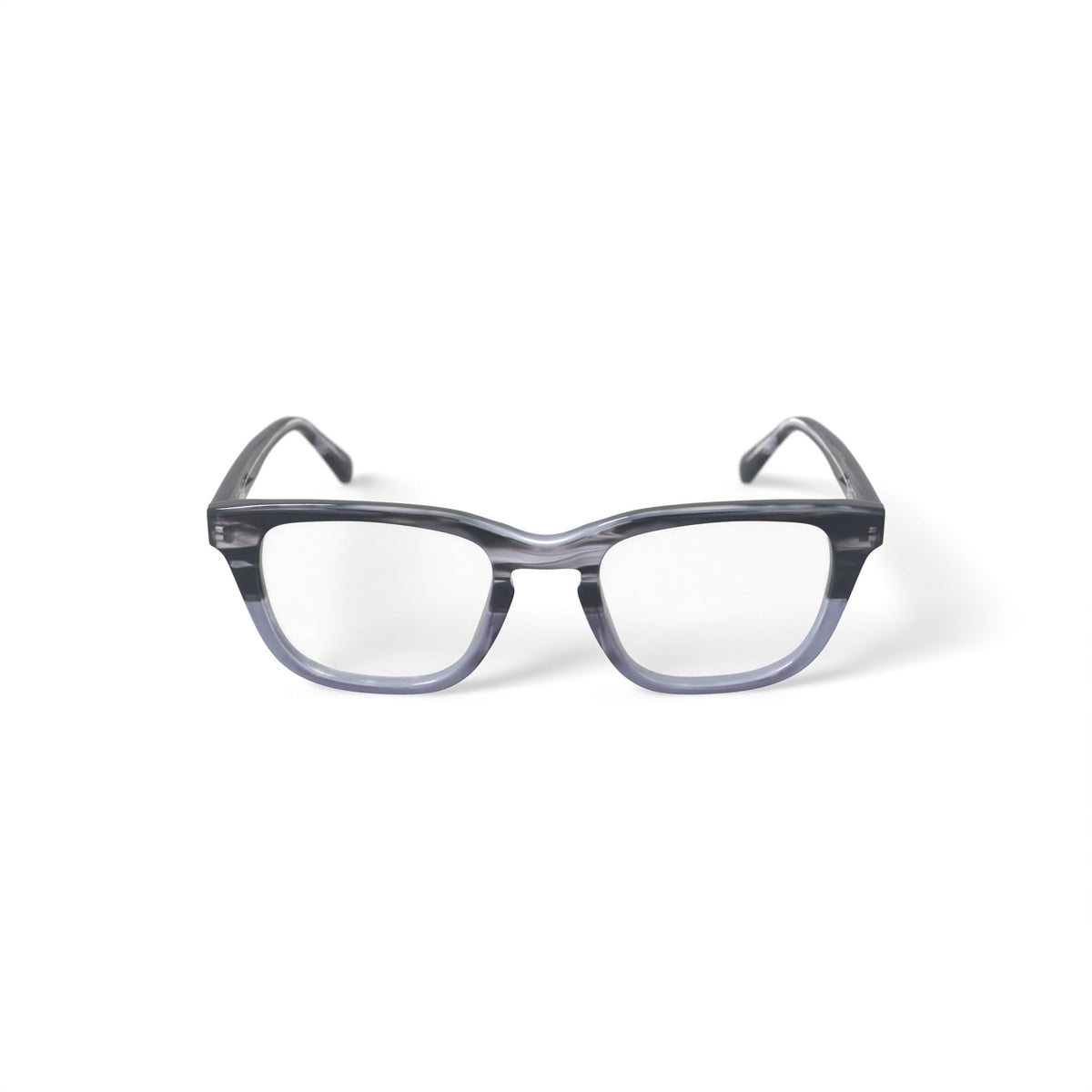 Men's MC003 Anthony Square Prescription Eyeglasses with Case, Grey Tortoise