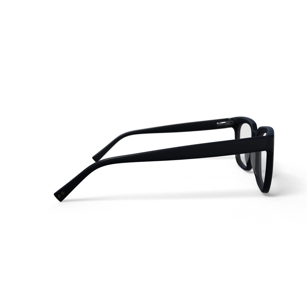 Reverb Men's RVMO5144 Prescription Eyeglasses with Case, Black