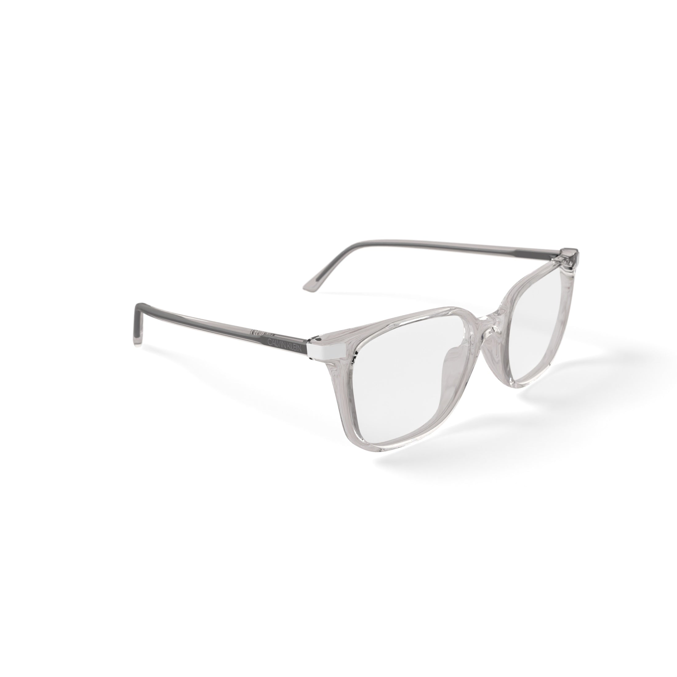 Men's CK19530G Prescription Eyeglasses with Case, Crystal