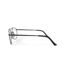 Via Milano Men's Kyle Square Prescription Eyeglasses with Case, Gunmetal