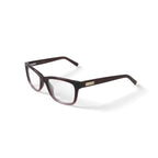 Flower Women's Square Eyeglasses, FLR6005, Lauren, Brown, 52-16-135, with Case