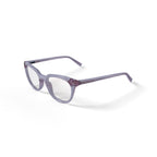 Women's Lucia Square Prescription Eyeglasses with Case, Pink Crystal