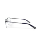 Men's MC010 Joseph Browline Prescription Eyeglasses with Case, Black