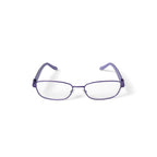 Rose Women's AR09 Rectangular Prescription Eyeglasses with Case, Purple